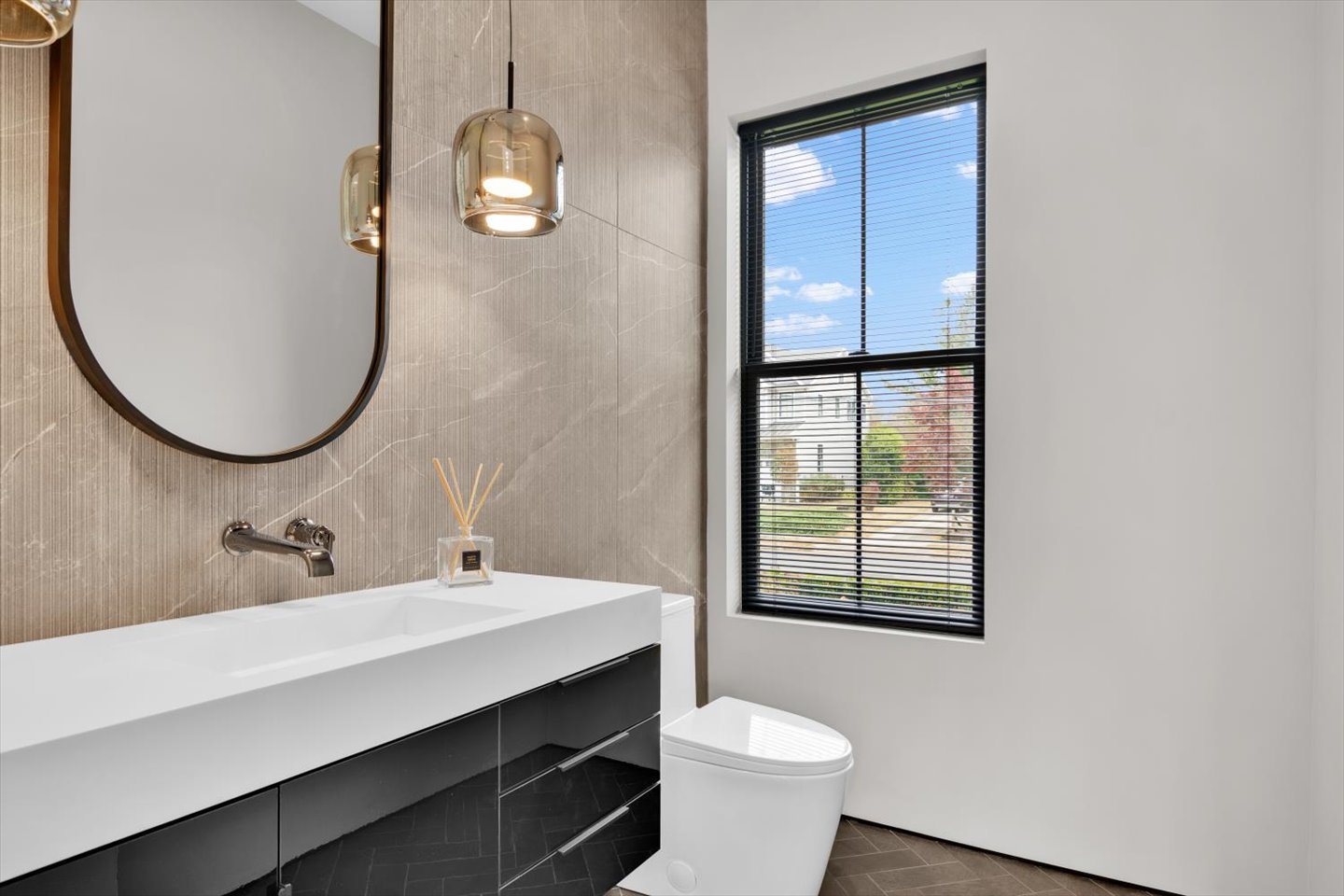 Powder Room Staged